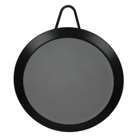 Brentwood 9.5" Single Burner Carbon Steel Nonstick Comal Griddle
